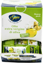 Carica l&#39;immagine nel visualizzatore di Gallery, 102 x Bustine di olio extra vergine di oliva da 10 ml, Bustine monodose Gaia