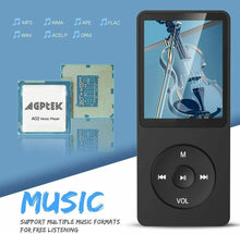 Carica l&#39;immagine nel visualizzatore di Gallery, Lettore MP3 da 8 GB schermo 1,8&quot; con Radio e registratore, 70 ore di Autonomia