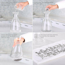 Carica l'immagine nel visualizzatore di Gallery, Ecooe 1000 Perline per Pulizia, riutilizzabili, in Acciaio Inox, per Decanter