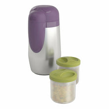 Carica l'immagine nel visualizzatore di Gallery, Portapappa Inox Step Up Family Chicco 601810 - Contiene 2 contenitori di cibo
