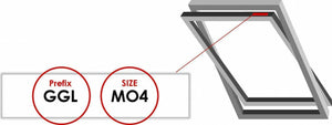 Bloc Skylight Blind M04 - Tenda a rullo oscurante per lucernari Velux, 603mm...