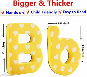 140 x Lettere a numeri per bambini magnetici, Magneti per frigo, Apprendimento