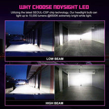Carica l'immagine nel visualizzatore di Gallery, Lampadine LED con attacco H7 per auto, Potenza 50 W 10000 lm, Luce fredda 6000K