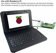 Carica l'immagine nel visualizzatore di Gallery, Per schermo Raspberry Pi 4, monitor touch da 7 pollici con tastiera USB...
