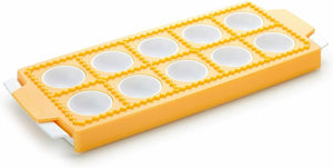Stampo in plastica per cucina per ravioli tondi, Tescoma 630875, 10 porzioni