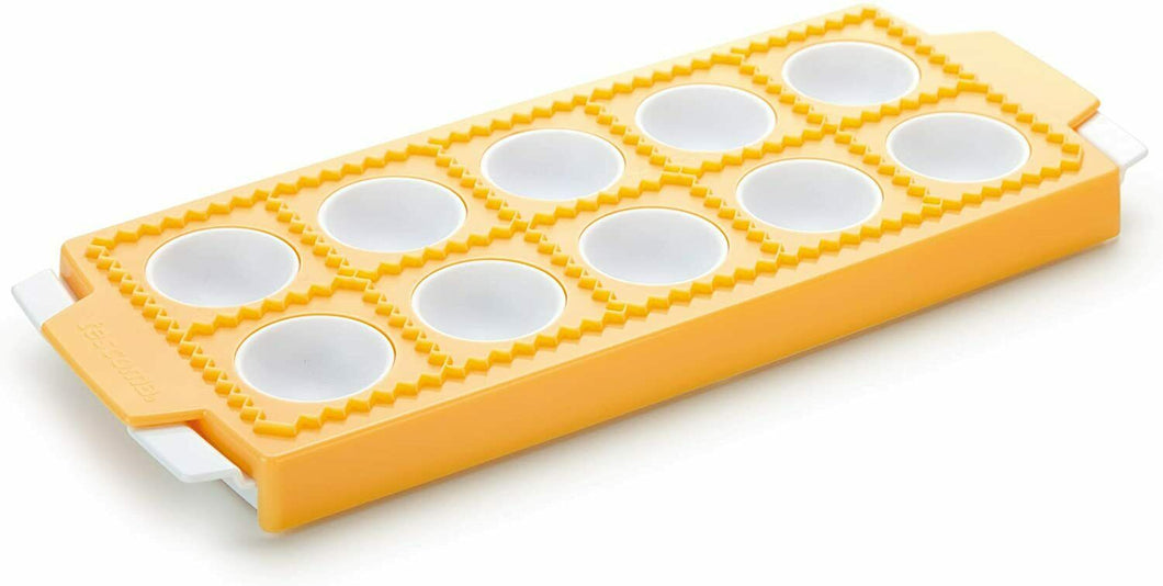 Stampo in plastica per cucina per ravioli tondi, Tescoma 630875, 10 porzioni