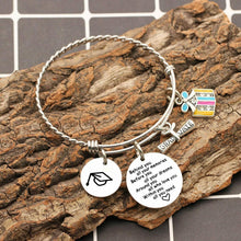 Carica l'immagine nel visualizzatore di Gallery, Angelra Regali di Laurea Bracciale Donna Braccialetto Ciondolo con Behind You