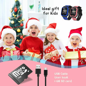 Smartwatch Bambini con Musica MP3 Video - Orologio Intelligente 7 Blu