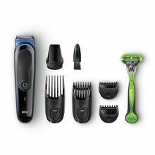 Carica l&#39;immagine nel visualizzatore di Gallery, Rifinitore Tutto-In-1 Rasoio Barba Elettrico e Tagliacapelli, Braun MGK3042