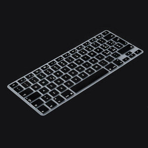Italian Copritastiera Silicone Coperchio della Tastiera per MacBook PRO Nero
