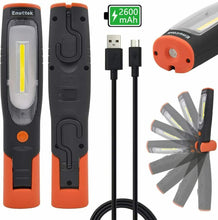 Carica l'immagine nel visualizzatore di Gallery, Lampada LED portatile da lavoro ricaricabile, Torcia magnetica magnetica da 4 W