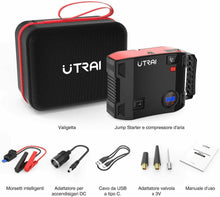 Carica l&#39;immagine nel visualizzatore di Gallery, UTRAI Jstar 5 Avviatore di Emergenza 4 in1 Pompa Aria Auto 150PSI JS 5-IT