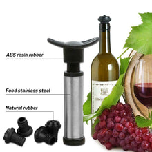 Carica l&#39;immagine nel visualizzatore di Gallery, Senhai Pompa per Vino con 15 Tappi Bottiglie di Vino, Salvaschermo...