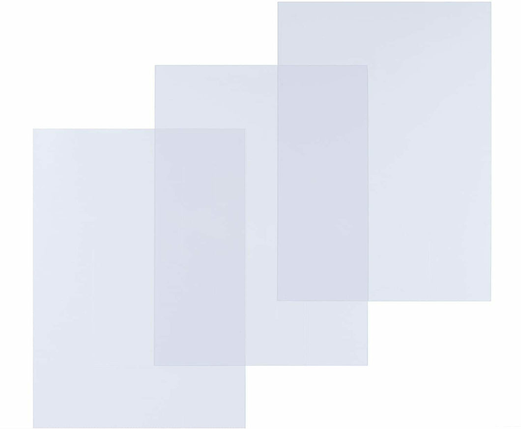 100 Copertura in resistente PVC per rilegatura formato A4 da 200 Micron PAVO