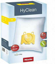 Carica l&#39;immagine nel visualizzatore di Gallery, 5 x Sacchetti di ricambio Miele KK HyClean + 2 filtri dell&#39;aria per polvere fine