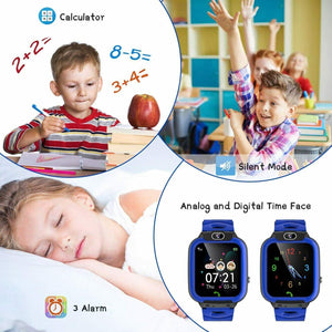 Smartwatch Bambini con Musica MP3 Video - Orologio Intelligente 7 Blu