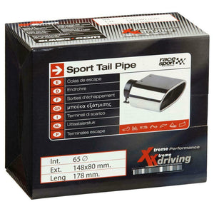 SUMEX 4008075 Race Sport - Terminale di Scarico Inox DTM-2, Rettangolare