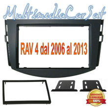 Carica l'immagine nel visualizzatore di Gallery, MASCHERINA AUTORADIO ADATTATORE 1 DIN PER TOYOTA RAV 4 DAL 2006 IN POI. UN DIN.