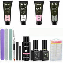 Carica l&#39;immagine nel visualizzatore di Gallery, Unghie Kit, 4 Colori Acrygel Gel (Bianco, Rosa Nudo, Trasparente,...