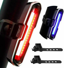 Carica l&#39;immagine nel visualizzatore di Gallery, DONPEREGRINO B2-110 Lumen Luce Bici Posteriore ad Alta B2 Rosso/Blu