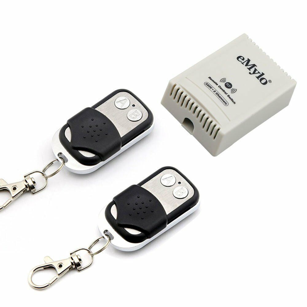 Telecomando interruttore sonda, relè senza fili con ricevitore, 2 canali 10A