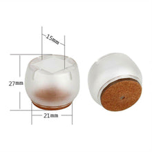 Carica l&#39;immagine nel visualizzatore di Gallery, Tappi per gambe in silicone sedie, piedini sedie adatto 21-25mm