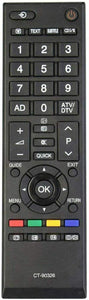 Telecomando sostitutivo compatibile per tv Toshiba CT-90326, 40LV703G1 40LV733F
