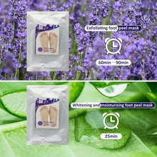 Carica l'immagine nel visualizzatore di Gallery, 2 x Maschera Esfoliante per Piedi, Rimuove Calli, la Pelle Morta e Odore Piedi