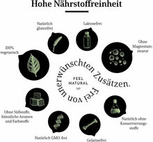 Carica l'immagine nel visualizzatore di Gallery, Vitamina D3 + K2 Dose elevata con 5.000 UI di vitamina D3 e 200 μg di vitamina