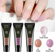 Carica l'immagine nel visualizzatore di Gallery, Unghie Gel Kit, Jane Choi 3 Colori Acrygel Nudo, Rosa, Nudo CLear