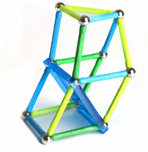 Carica l&#39;immagine nel visualizzatore di Gallery, Set di costruzioni magnetiche Geomag, 35 pezzi tra sfere e barrette, Magneti