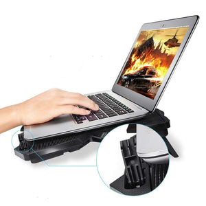 Base di raffreddamento per Computer portatile, Laptop, a 4 ventole con Supporto