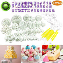 Carica l'immagine nel visualizzatore di Gallery, Stampini Decorazione Della Torta,Buluri 84 Pz Stampi a Espulsione Blanc _02