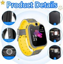 Carica l'immagine nel visualizzatore di Gallery, Orologio Intelligente Bambini con 7 Giochi - Musica MP3 Smartwatch X06-Giallo