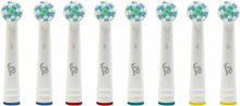 Carica l'immagine nel visualizzatore di Gallery, 8 x Tesine di ricambio compatibili per spazzolino elettrico Oral-B Cross action