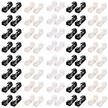 Carica l&#39;immagine nel visualizzatore di Gallery, Lezed Fermacavi Adesivi Fermacavo Adesivo Clip Cavo Clip Cavi Cavo Ethernet 60Pz
