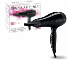 Carica l&#39;immagine nel visualizzatore di Gallery, Asciugacapelli Imetec Bellissima S5 2200 da 2200 W con colpo d&#39;aria fredda, Nero