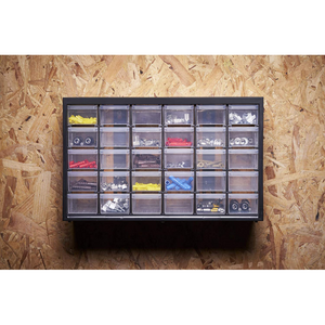 Cassettiera porta minuterie con 30 cassetti piccolo da muro o tavolo Stanley