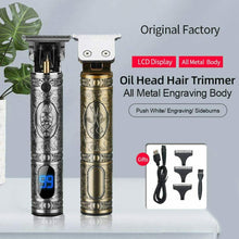 Carica l&#39;immagine nel visualizzatore di Gallery, Anself Trimmer Elettrico per Uomo, Tagliacapelli, 03 Grigio Fumo