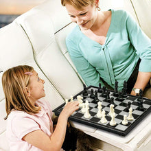 Carica l'immagine nel visualizzatore di Gallery, Gibot 3 in 1 Set di Scacchiera, 32CM x Scacchiera Magnetica con nero