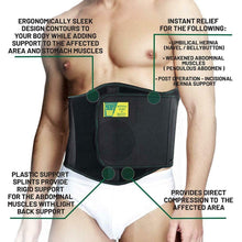 Carica l&#39;immagine nel visualizzatore di Gallery, Cintura ernia ombelicale ergonomica - Legatura addominale per supporto...