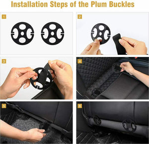Cuscino per sedile anteriore auto, Coprisedile universale comodo imbottito, Nero