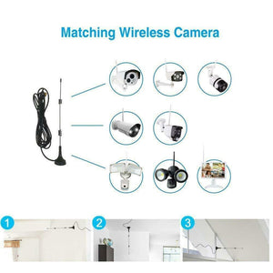 Cavo di prolunga per antenna WiFi Tonton 10FT / 3M 7dBi con base magnetica...