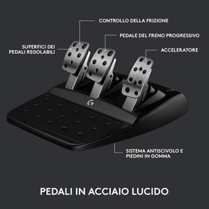 Logitech G923 TRUEFORCE Volante da Corsa e Pedali per Xbox Series X/S, Xbox One