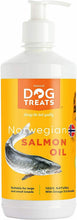 Carica l'immagine nel visualizzatore di Gallery, Olio di Salmone per Cani 100% Naturale Norvegese Omega 3, 6 500 ml (16.9 oz)