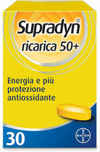 Carica l'immagine nel visualizzatore di Gallery, Supradyn Ricarica 50+ - Integratore Multivitaminico Specifico Over 50 - 30...