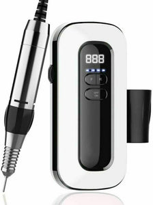 Delanie Fresa per Unghie Professionale 35000 Giri Portatile e Bianco
