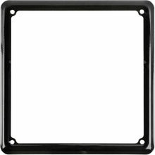 Carica l'immagine nel visualizzatore di Gallery, Cornice quadrata per targa verniciata a polvere nera per moto, Lampa 90481