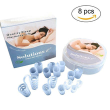 Carica l&#39;immagine nel visualizzatore di Gallery, Il miglior dilatatore nasale anti russamento Solutions ZZZ [8 PCS] Una...