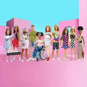 Barbie Fashionistas, Bambola in Sedia a Rotelle, Giocattolo per Multicolore